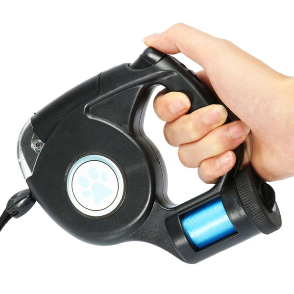 3-in-1 LED Retractable Leash